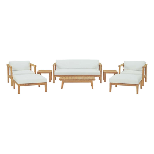 Bayport 8 Piece Outdoor Patio Teak Set by Modway