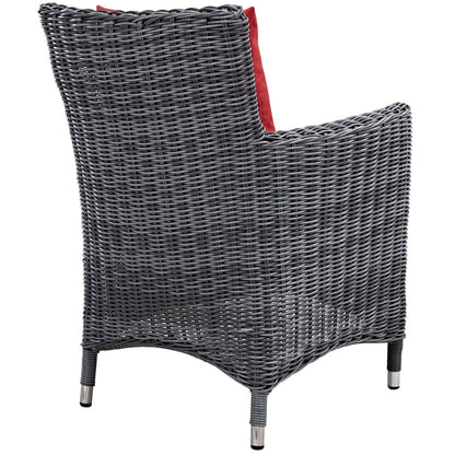 Summon 9 Piece Outdoor Patio Sunbrella¨ Dining Set by Modway