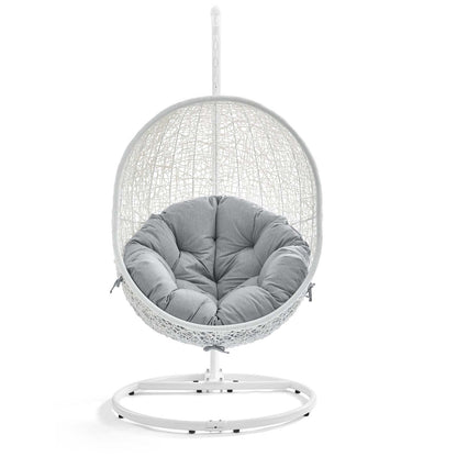 Hide Outdoor Patio Sunbrella¨ Swing Chair With Stand by Modway