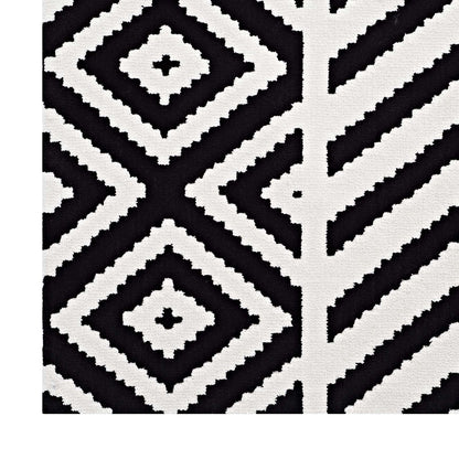 Ailani Geometric Chevron / Diamond 8x10 Area Rug by Modway