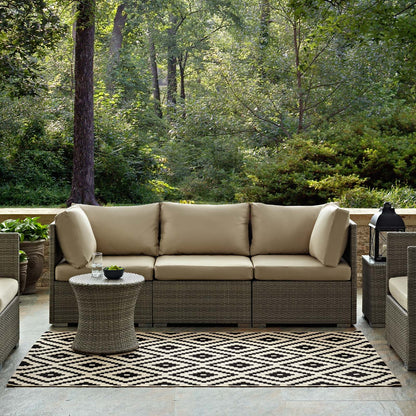 Perplex Geometric Diamond Trellis Indoor and Outdoor 5x8 Area Rug by Modway