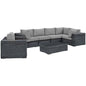Summon 7 Piece Outdoor Patio Sunbrella¨ Sectional Set by Modway