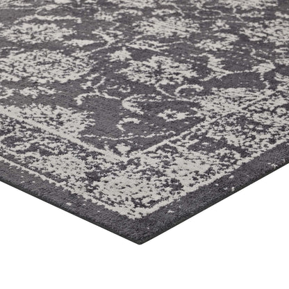 Kazia Distressed Floral Lattice 8x10 Area Rug by Modway