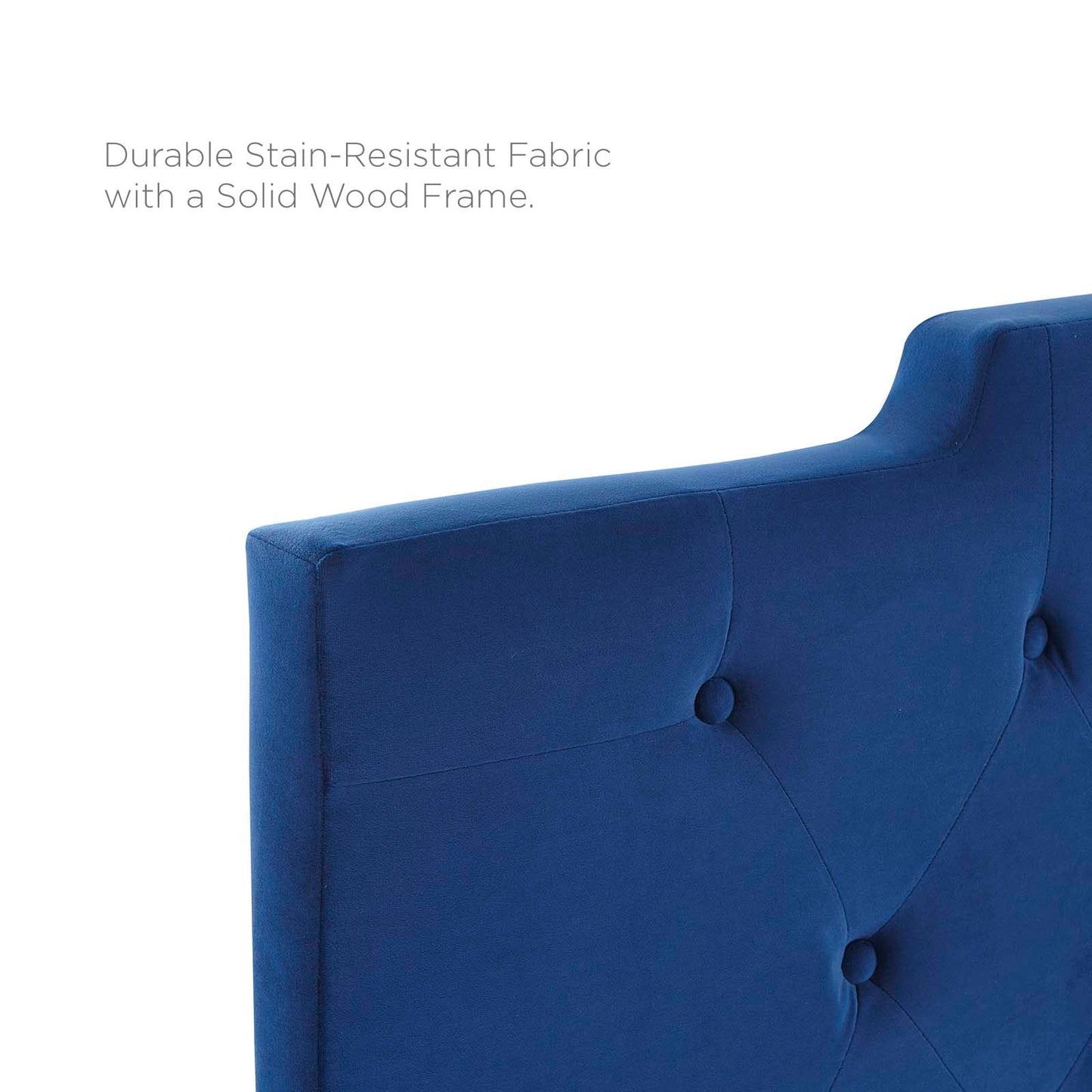 Juliet Tufted Performance Velvet Twin Headboard by Modway