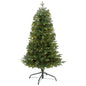 4' Vermont Fir Artificial Christmas Tree with 100 Clear LED Lights