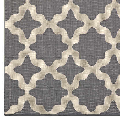 Cerelia Moroccan Trellis Indoor and Outdoor 5x8 Area Rug by Modway