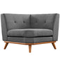 Engage Upholstered Fabric Corner Chair by Modway