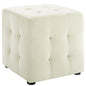Contour Tufted Cube Performance Velvet Ottoman by Modway