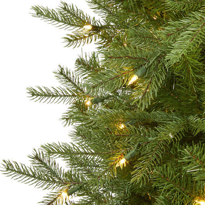 7' Vienna Fir Artificial Christmas Tree with 450 Warm White Lights