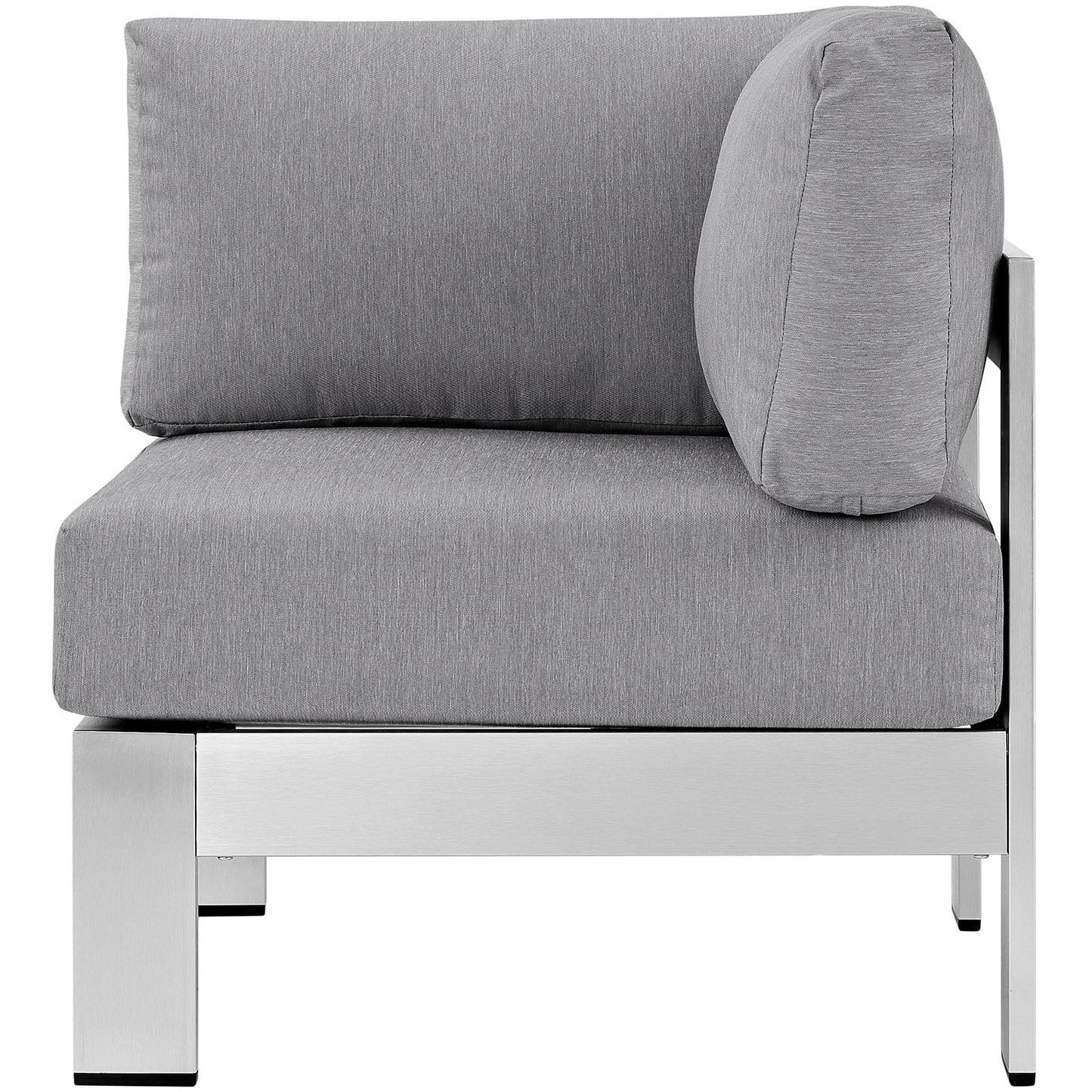 Shore Outdoor Patio Aluminum Corner Sofa by Modway