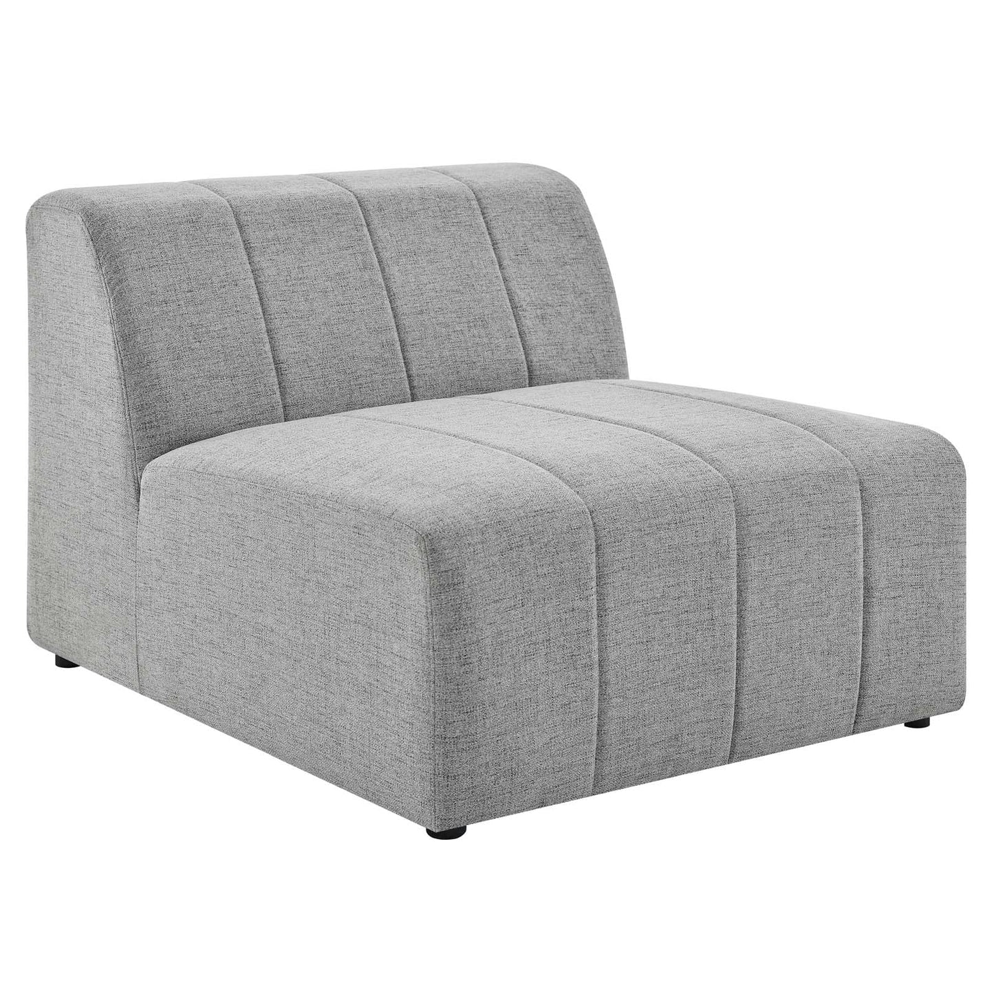 Bartlett Upholstered Fabric Armless Chair by Modway