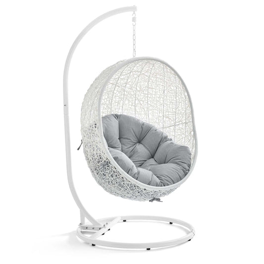Hide Outdoor Patio Sunbrella¨ Swing Chair With Stand by Modway