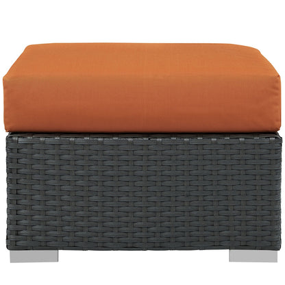 Sojourn Outdoor Patio Sunbrella¨ Ottoman by Modway