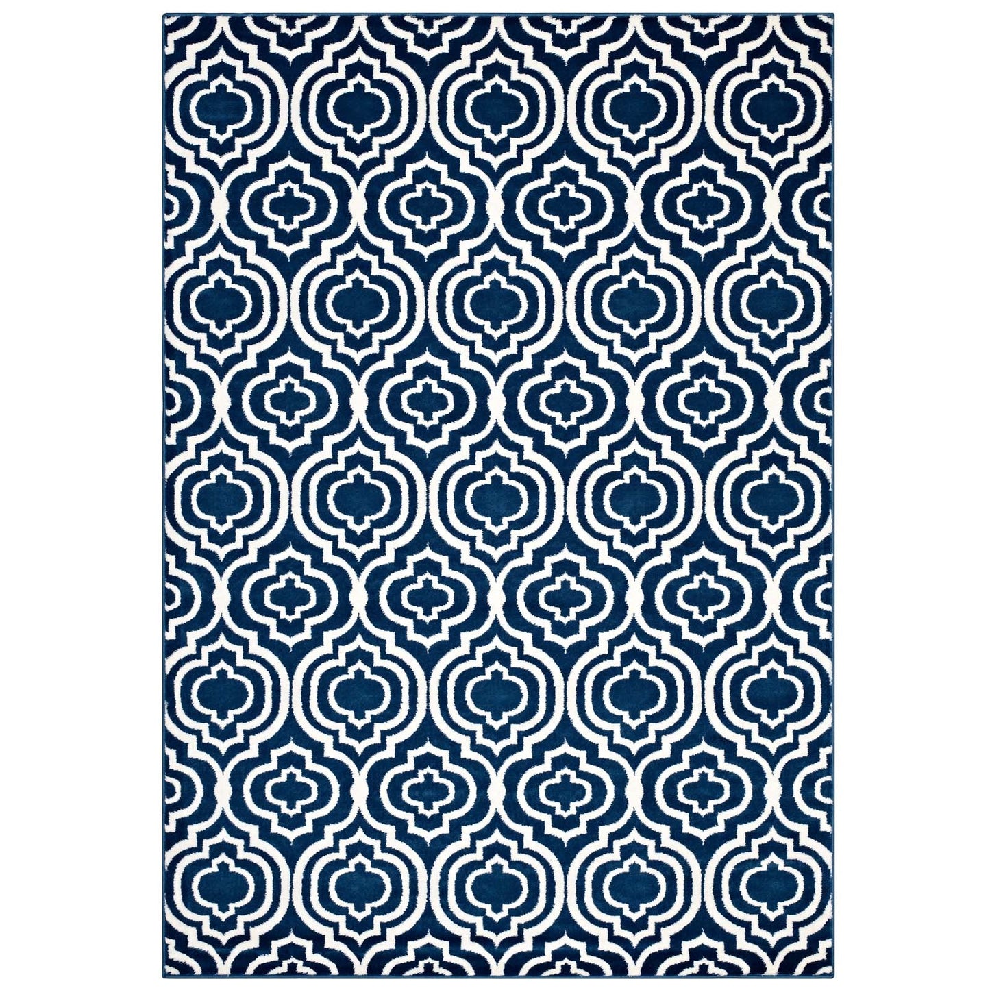 Frame Transitional Moroccan Trellis 8x10 Area Rug by Modway