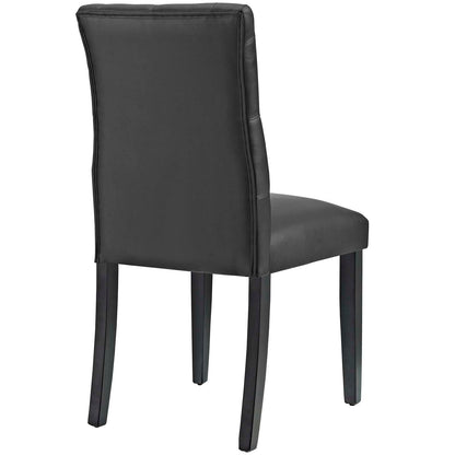 Duchess Vinyl Dining Chair Set of 2 by Modway