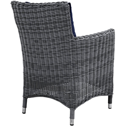 Summon 9 Piece Outdoor Patio Sunbrella¨ Dining Set by Modway