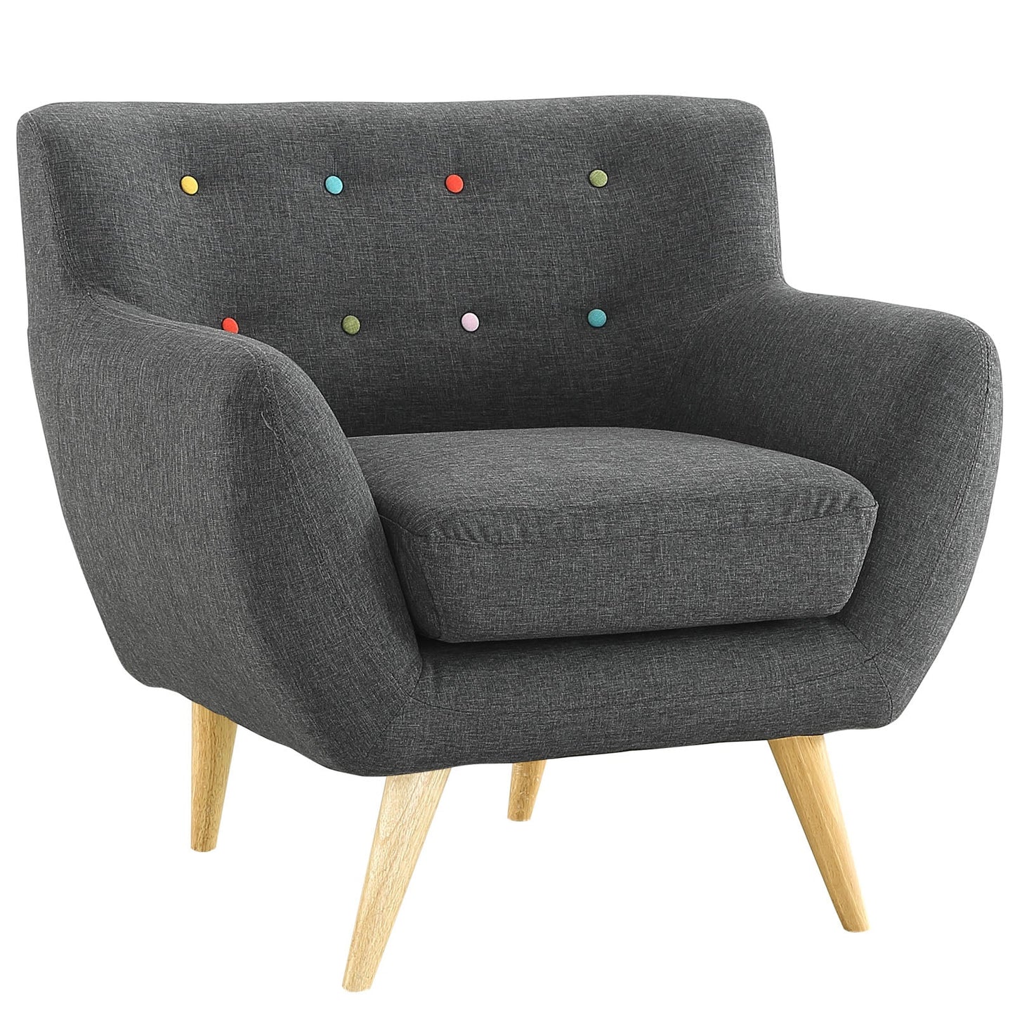 Remark Upholstered Fabric Armchair by Modway