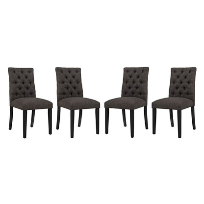 Duchess Fabric Dining Chair Set of 4 by Modway