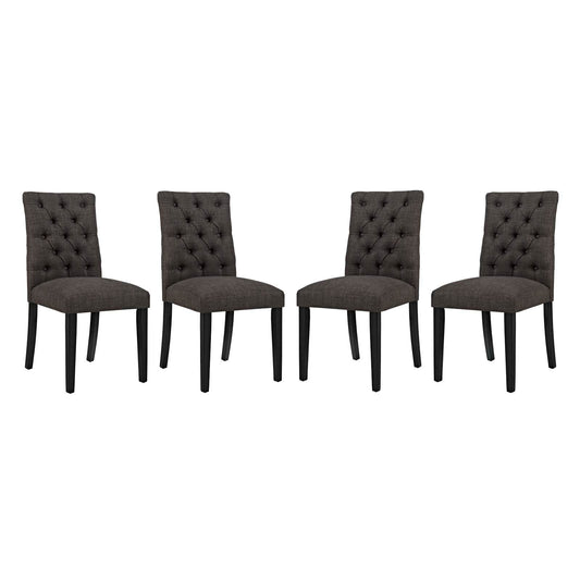 Duchess Fabric Dining Chair Set of 4 by Modway