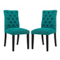 Duchess Fabric Dining Chair Set of 2 by Modway