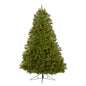 7' Cambridge Spruce Flat Back Artificial Christmas Tree w/ 500 Warm White