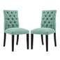 Duchess Fabric Dining Chair Set of 2 by Modway