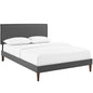 Amaris Queen Platform Bed with Squared Tapered Legs