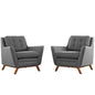 Beguile 2 Piece Upholstered Fabric Living Room Set by Modway