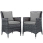 Summon 2 Piece Outdoor Patio Sunbrella¨ Dining Set by Modway