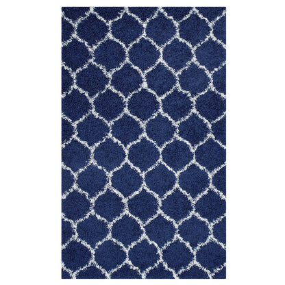 Solvea Moroccan Trellis 5x8 Shag Area Rug by Modway