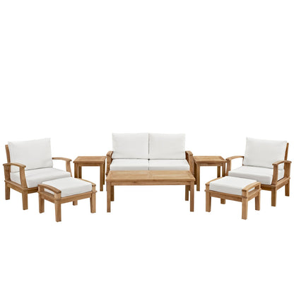 Marina 8 Piece Outdoor Patio Teak Set by Modway