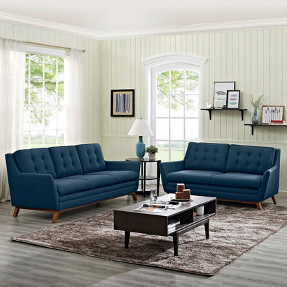 Beguile Upholstered Fabric Living Room Set Set of 2 by Modway