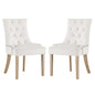 Pose Performance Velvet Dining Chair Set of 2 by Modway