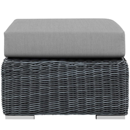 Summon Outdoor Patio Sunbrella¨ Ottoman by Modway
