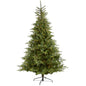 8' North Carolina Spruce Artificial Christmas Tree w 650 Clear Lights