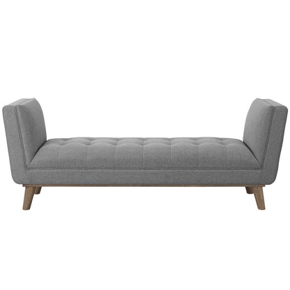 Haven Tufted Button Upholstered Fabric Accent Bench by Modway