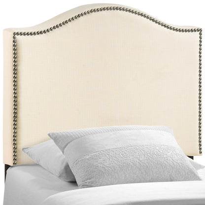 Curl Nailhead Upholstered Twin Headboard by Modway