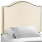 Curl Nailhead Upholstered Twin Headboard by Modway