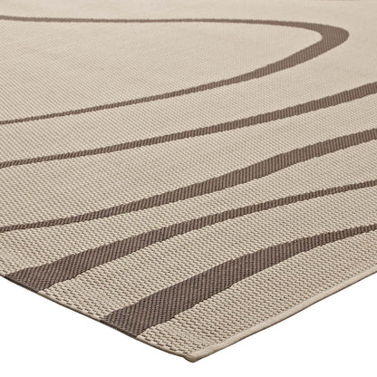 Surge Swirl Abstract Indoor and Outdoor 8x10 Area Rug by Modway