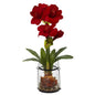 24"  Amaryllis w/Vase