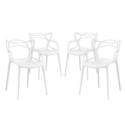 Entangled Dining Set Set of 4 by Modway