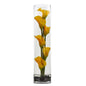 18" Mini Cally Lily Artificial Arrangement in Cylinder Glass