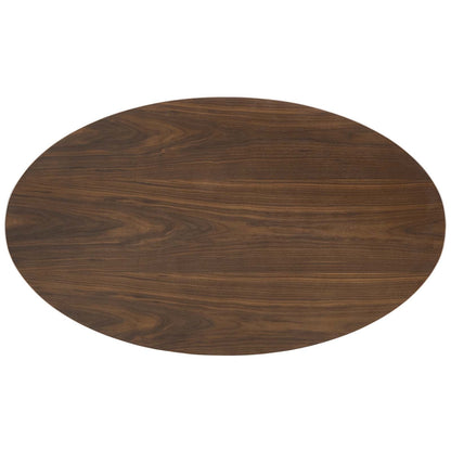 Lippa 48" Oval Wood Coffee Table by Modway