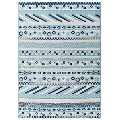 Reflect Cadhla Vintage Abstract Geometric Lattice 5x8 Indoor and Outdoor Area Rug by Modway