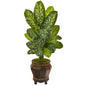 51"  Dieffenbachia Artificial Plant in Planter (Real Touch)