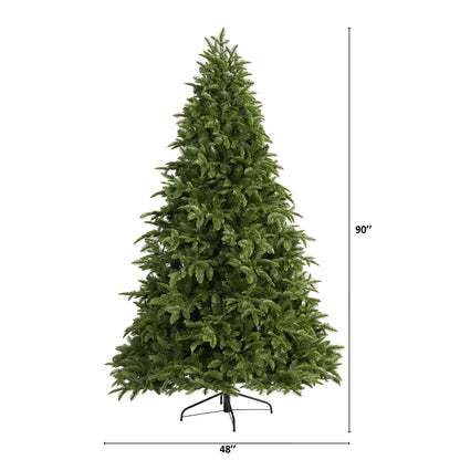7.5' Wyoming Fir Artificial Christmas Tree w/ 500 Clear LED Lights