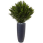 4' Cedar in Cylinder Planter (Indoor/Outdoor)