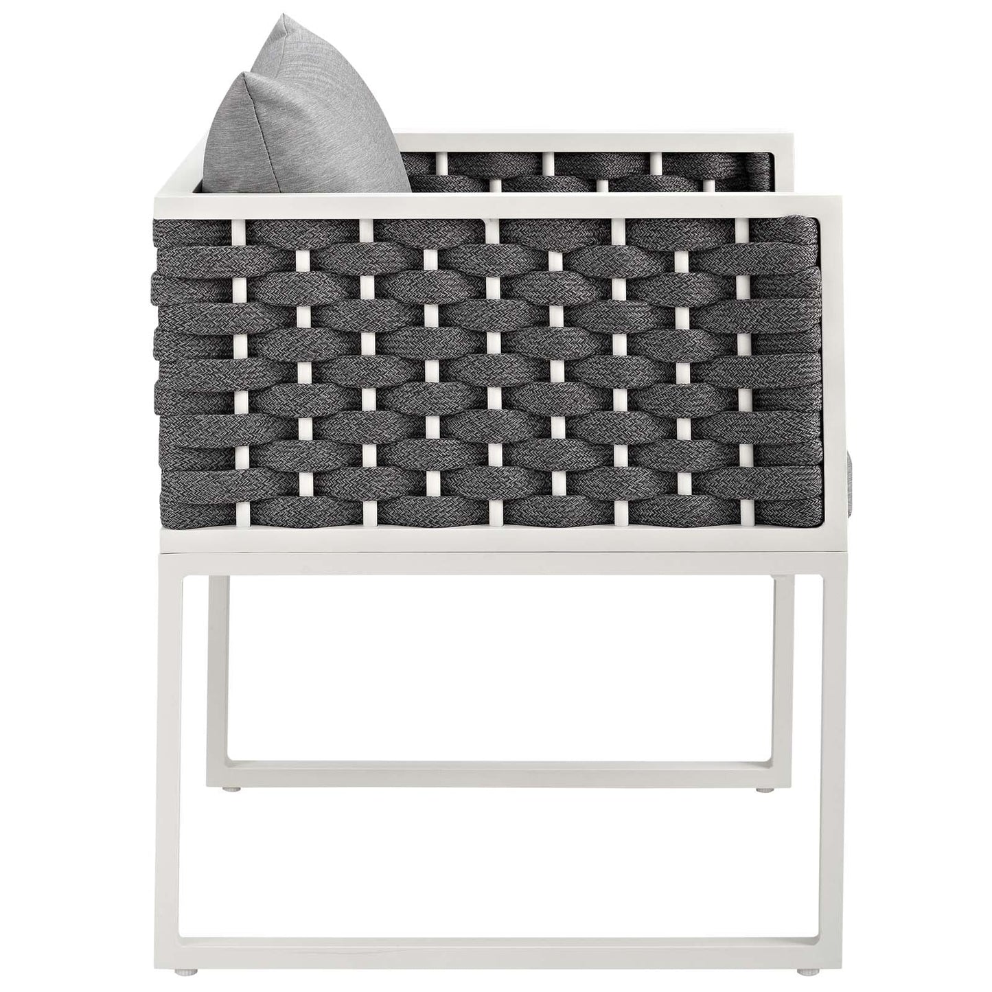 Stance Outdoor Patio Aluminum Dining Armchair Set of 2 by Modway