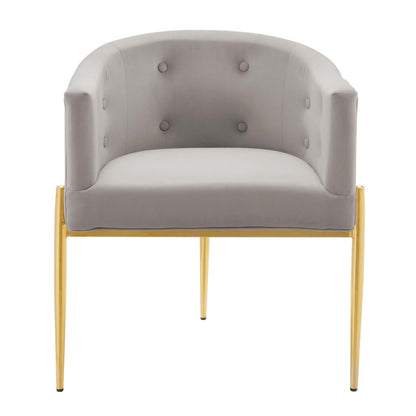 Savour Tufted Performance Velvet Accent Chairs Set of 2 by Modway