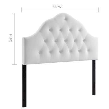 Sovereign Diamond Tufted Performance Velvet Full Headboard by Modway